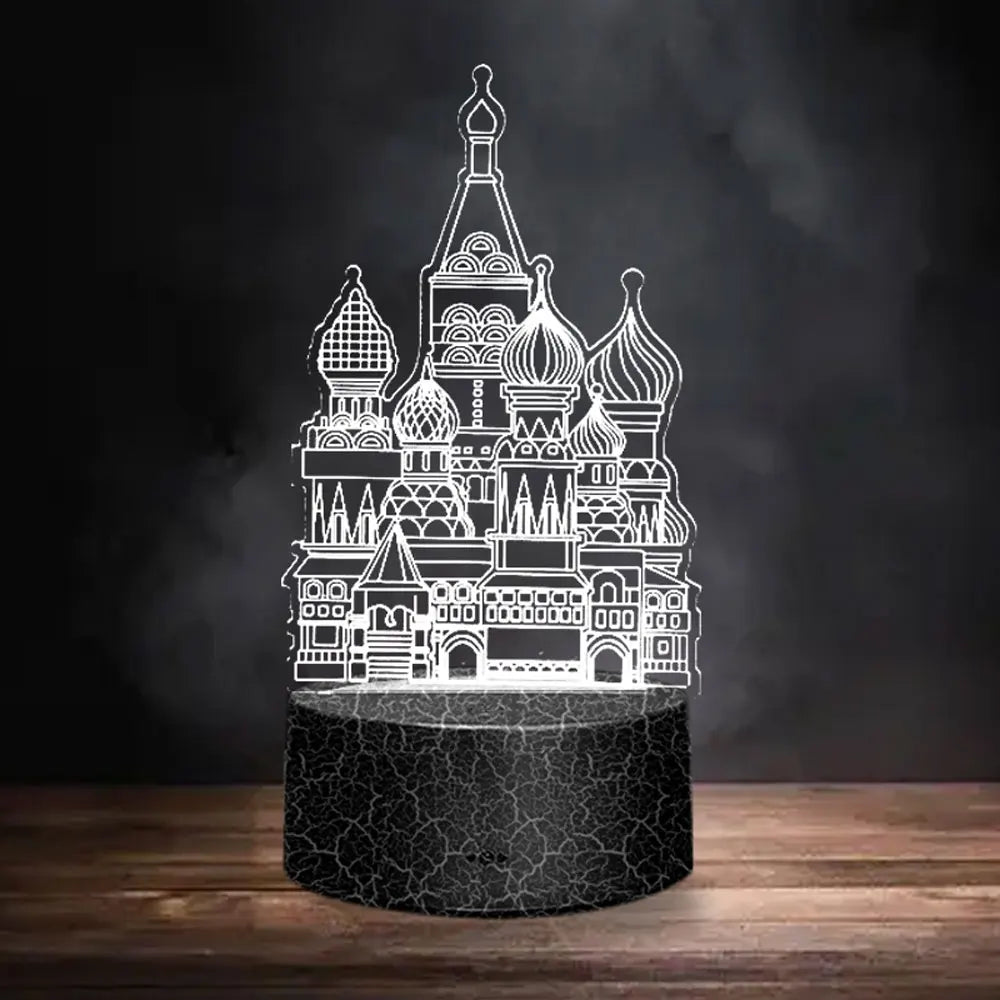 Lava Black 3D LED Night Light Neon Sign Lamp - Christmas Decorations, Bedroom & Wedding Gifts, Birthday Decor