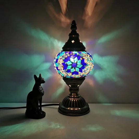Twinkle Time Vintage Mosaic Glow Lamp