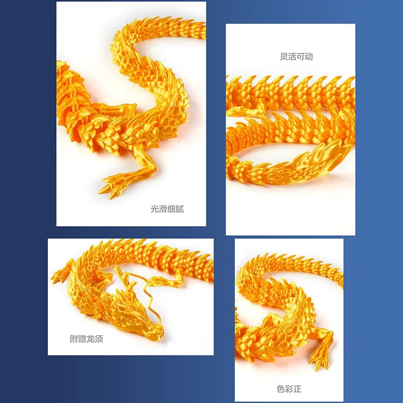 3D Printed Loong Dragon Figurine: An Innovative and Engaging Collectible Toy - Bilankas.world