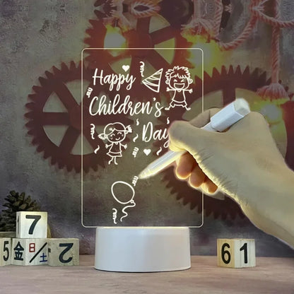Unique LED Night Light – Versatile Styles like Note Board and More - Perfect Gift for Kids & Loved Ones - Bilankas.world