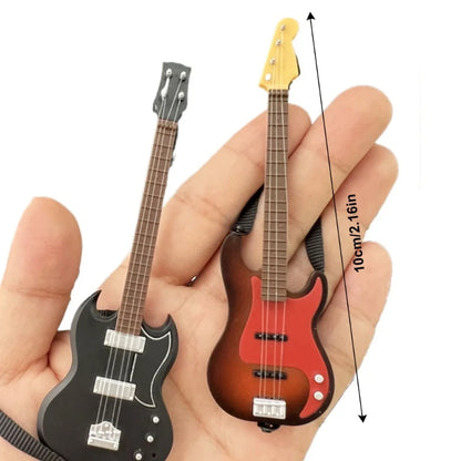 Miniature 1/12 Scale Guitar – High-Detail Dollhouse Music Decor Figurine