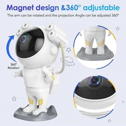 Galaxy Star Astronaut Projector LED Night Light – A Magical Starry Sky Gift for Space and Star Lovers