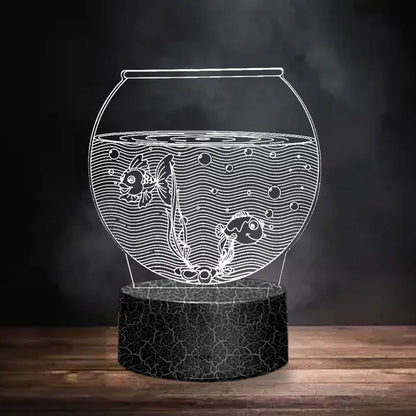 Lava Black 3D LED Night Light Neon Sign Lamp - Christmas Decorations, Bedroom & Wedding Gifts, Birthday Decor