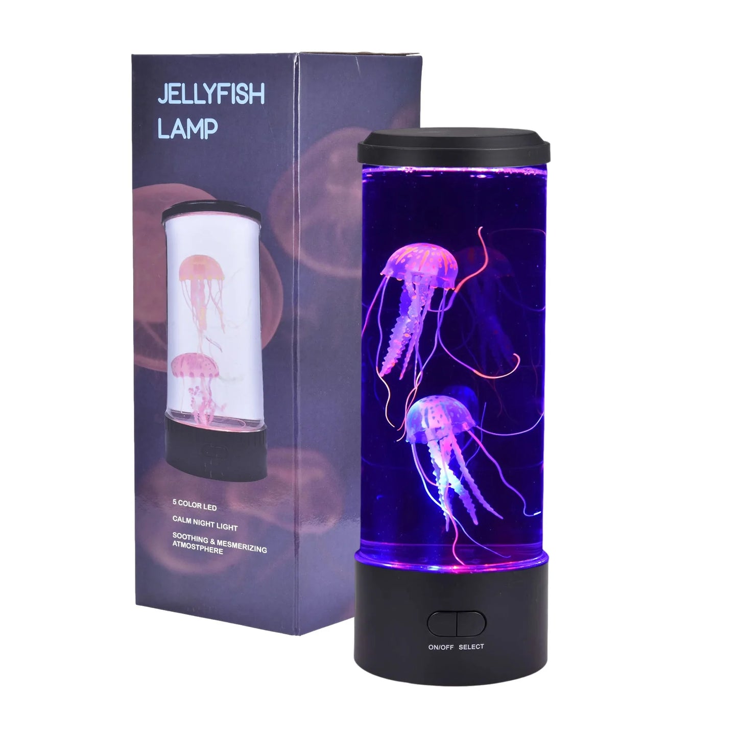Jellyfish LED Night Light – Remote-Controlled, Color-Changing Aquarium Lamp, USB Charging, Perfect Birthday Gift for Kids - Bilankas.world