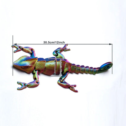3D Printed Lizard Figurine: A Special and Intriguing Collectible Toy - Bilankas.world