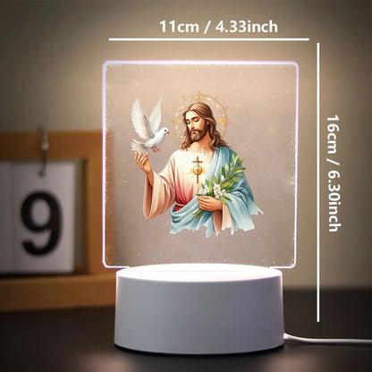 Light of Peace – 3D Table Lamp for Any Space