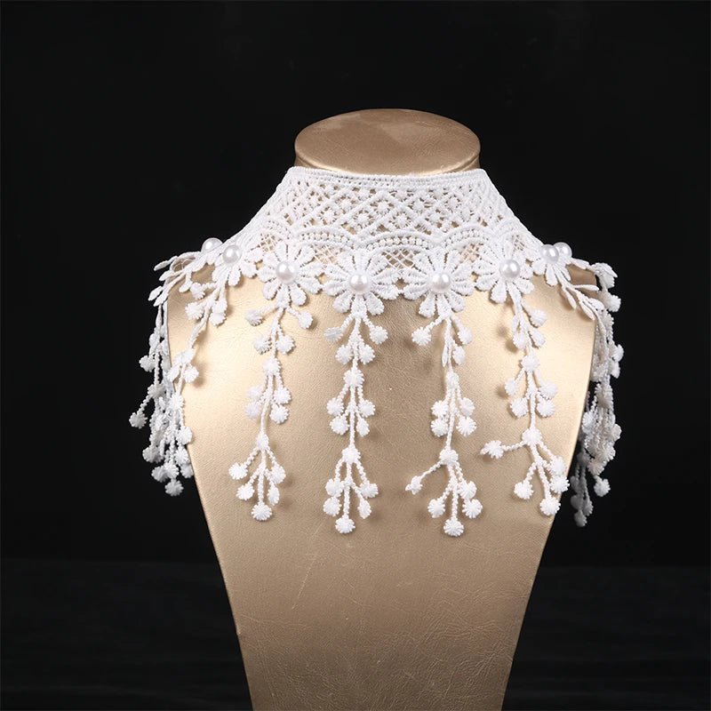 Gothic Victorian Black Lace Necklace – Elegant Jewelry Gift for a Touch of Dark Romance - Bilankas.world
