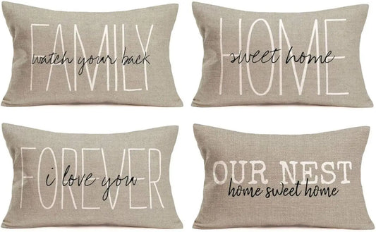 Gift of Sophistication: Vintage Linen Decorative Lumbar Pillowcase - Bilankas.world