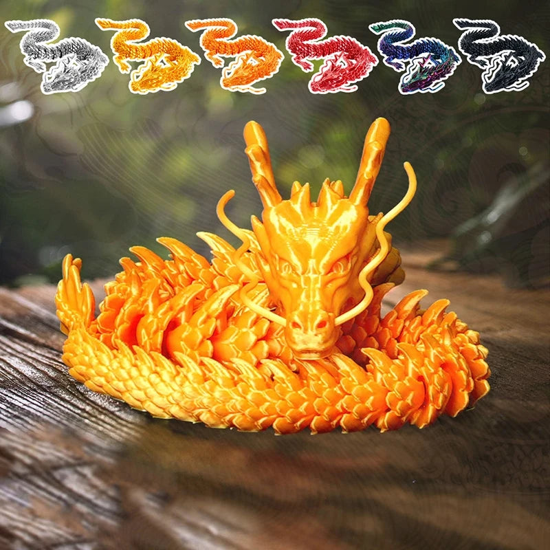 3D Printed Loong Dragon Figurine: An Innovative and Engaging Collectible Toy - Bilankas.world
