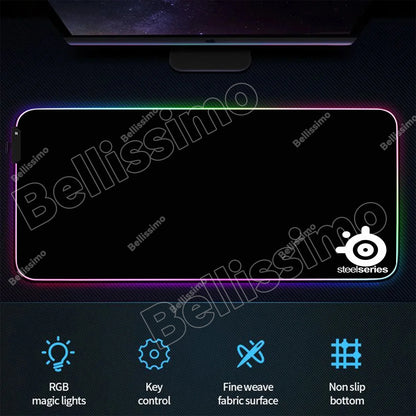 RGB Backlight Gaming Mouse Pad – XXL Luminous Desk Mat