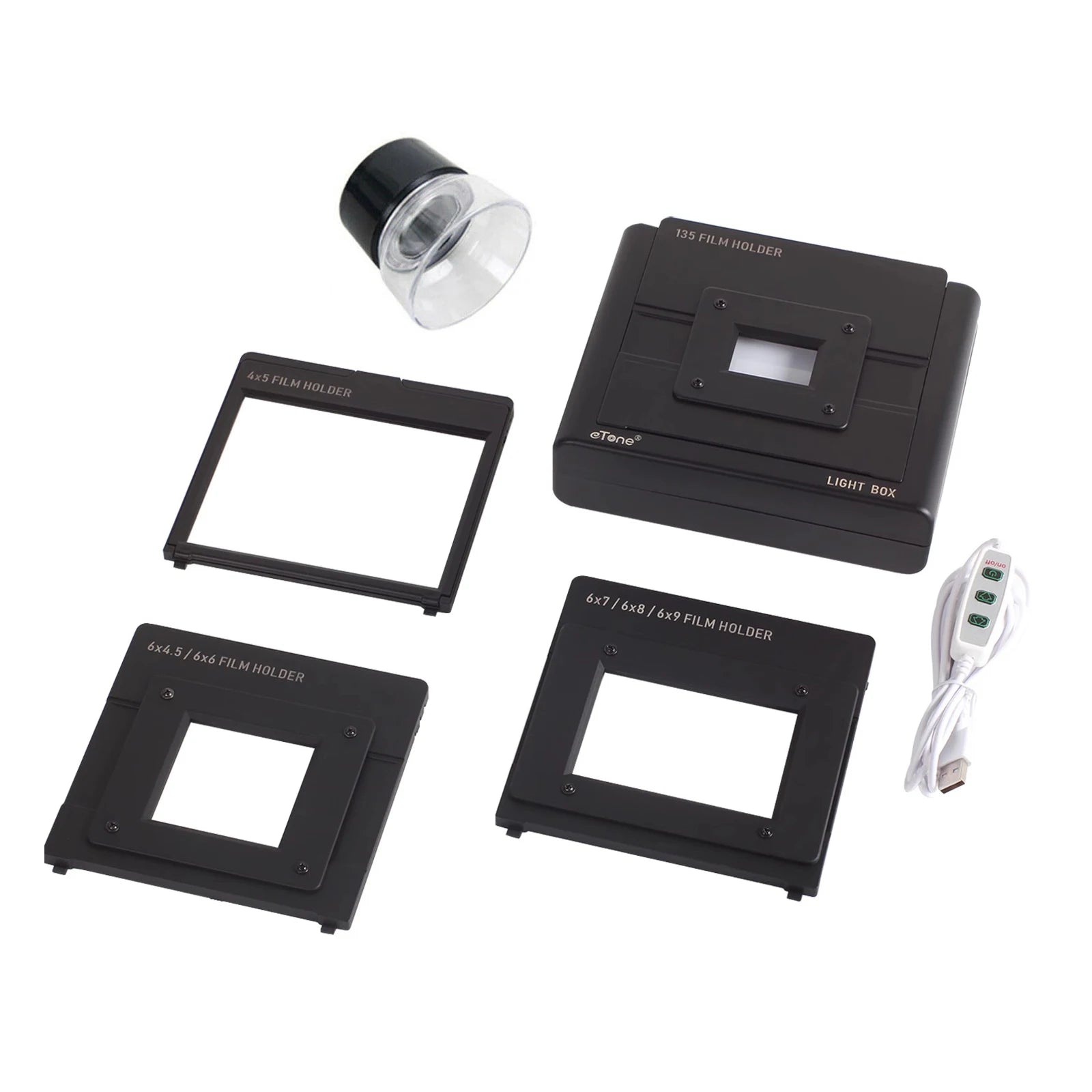 Multi-Format Film Scanner Light Box for 135, 120, and 4X5 Slides & Negatives to Digital Conversion - Bilankas.world