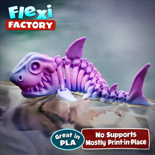 3D Printing Shark Skeleton Figurine: A Distinctive and Memorable Collectible Toy - Bilankas.world