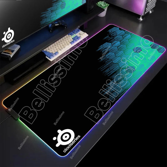 RGB Backlight Gaming Mouse Pad – XXL Luminous Desk Mat