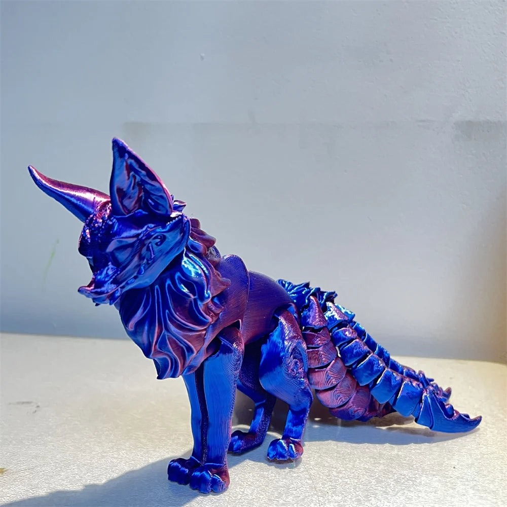 3D Printed Fine-tailed Fox Figurine: A Remarkable and Eye-Catching Collectible Toy - Bilankas.world