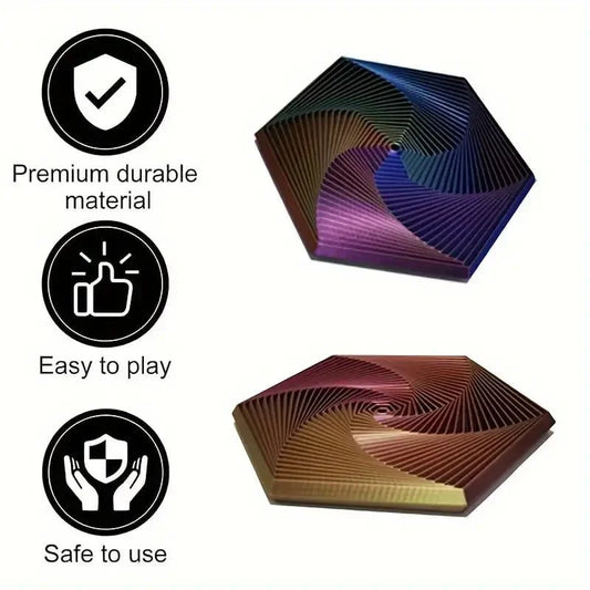 3D Printed Fractal Hexagon Fidget: A Fascinating and Unusual Collectible Toy - Bilankas.world