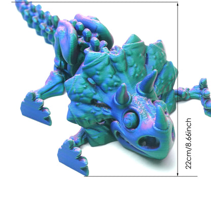 3D Printed skull Triceratop Figurine: A Special and Intriguing Collectible Toy - Bilankas.world
