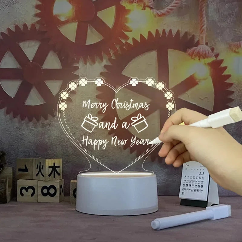 Unique LED Night Light – Versatile Styles like Note Board and More - Perfect Gift for Kids & Loved Ones - Bilankas.world