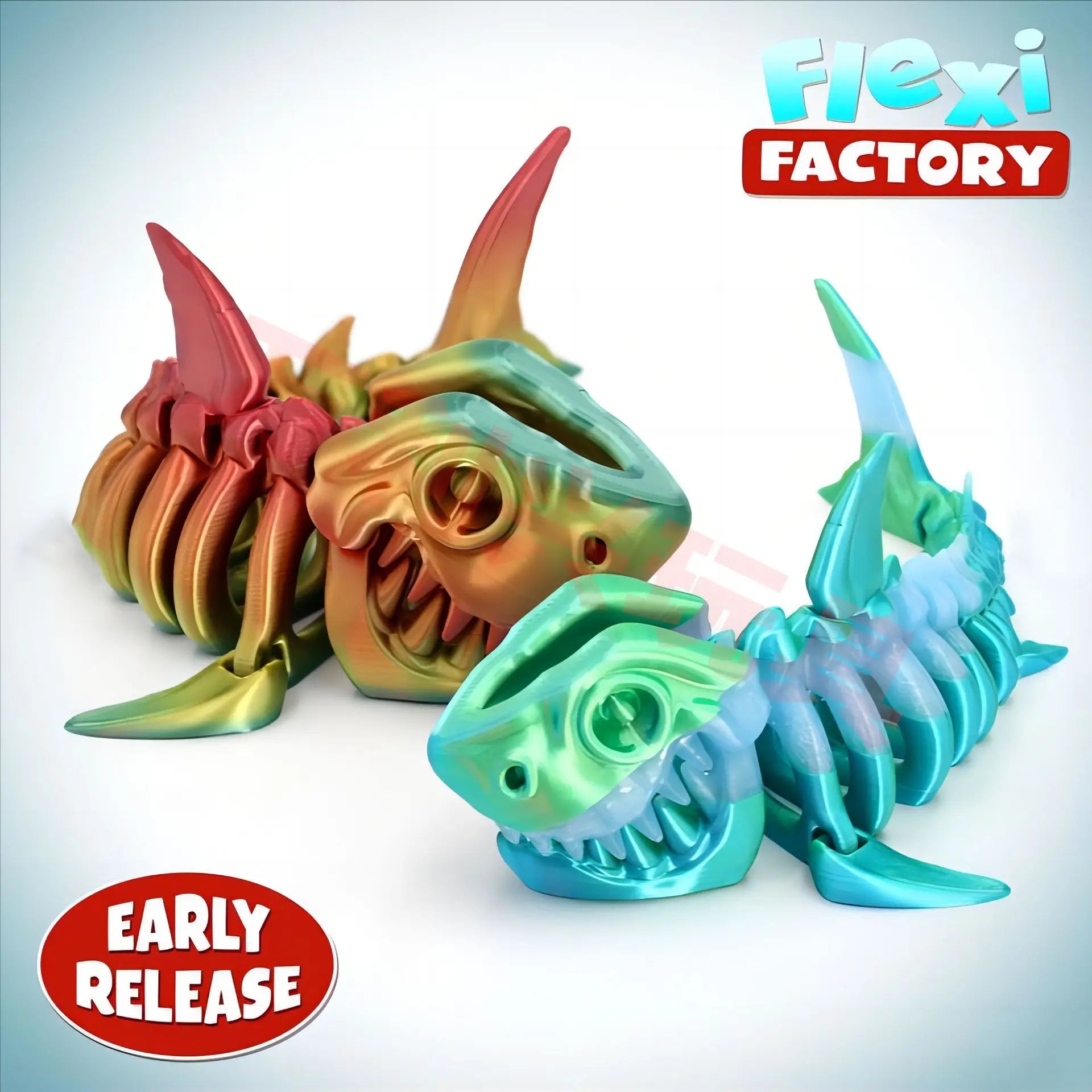 3D Printing Shark Skeleton Figurine: A Distinctive and Memorable Collectible Toy - Bilankas.world