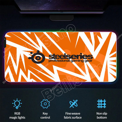 RGB Backlight Gaming Mouse Pad – XXL Luminous Desk Mat