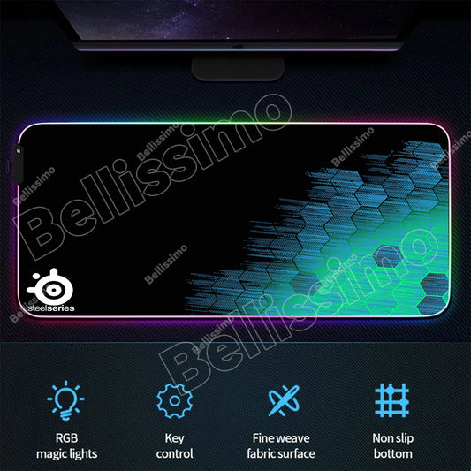 RGB Backlight Gaming Mouse Pad – XXL Luminous Desk Mat