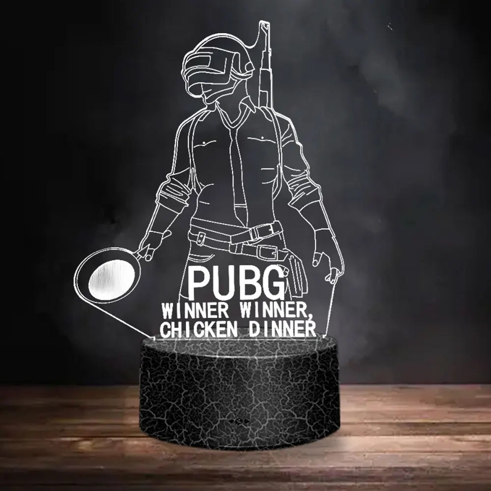 Lava Black 3D LED Night Light Neon Sign Lamp - Christmas Decorations, Bedroom & Wedding Gifts, Birthday Decor