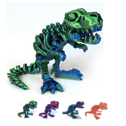 3D Printed Tyrannosaurus Rex Skeleton Figurine: A Fun and Enchanting Collectible Toy - Bilankas.world