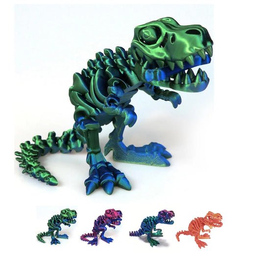 3D Printed Tyrannosaurus Rex Skeleton Figurine: A Fun and Enchanting Collectible Toy - Bilankas.world