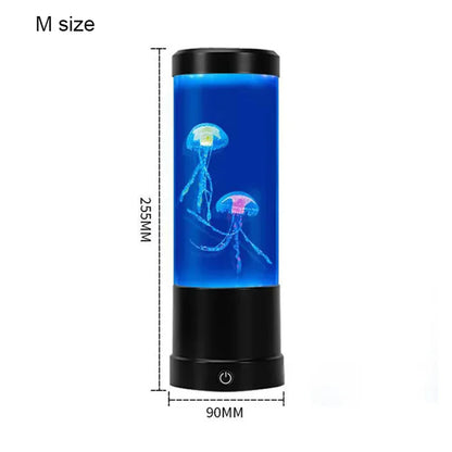 Jellyfish LED Night Light – Remote-Controlled, Color-Changing Aquarium Lamp, USB Charging, Perfect Birthday Gift for Kids - Bilankas.world