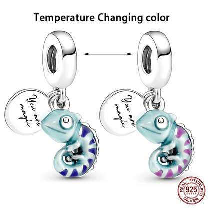 Glowing Elegance: 925 Sterling Silver Charm Beads for 3mm Bracelets – A Radiant Gift Choice
