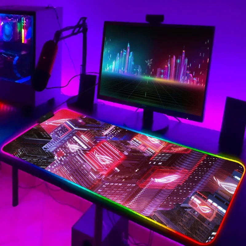 ROG Cool RGB Mouse Pad – XXL Gaming & Office Desk Mat