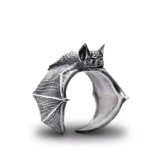 Unique Vintage Style: Adjustable Bat Ring for a Distinctive Look - Bilankas.world