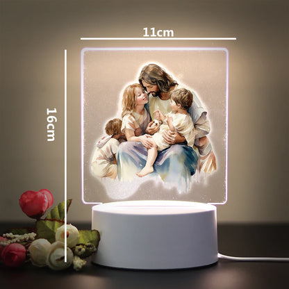Light of Peace – 3D Table Lamp for Any Space