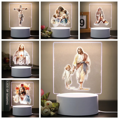 Light of Peace – 3D Table Lamp for Any Space