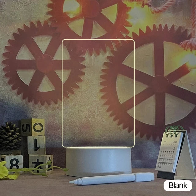 Unique LED Night Light – Versatile Styles like Note Board and More - Perfect Gift for Kids & Loved Ones - Bilankas.world