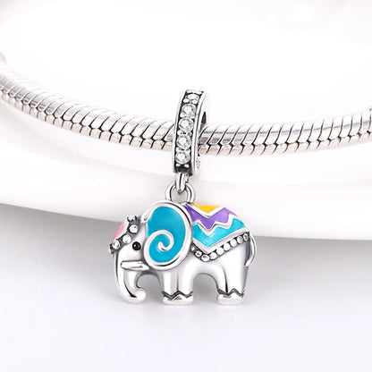 Glowing Elegance: 925 Sterling Silver Charm Beads for 3mm Bracelets – A Radiant Gift Choice