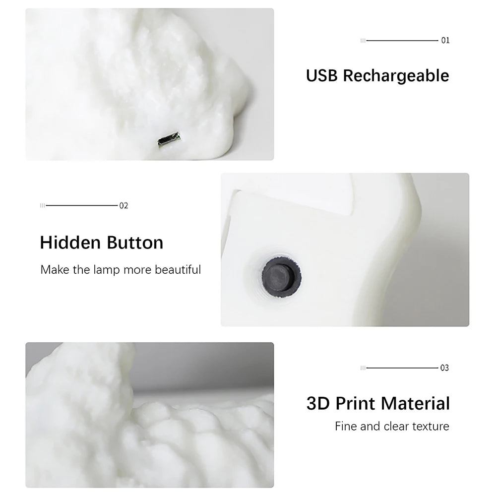 Fire Dragon 3D Printed Lamp – USB Rechargeable Desktop Light for Bedroom, E-Sports, and Holiday Decor