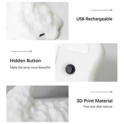 Fire Dragon 3D Printed Lamp – USB Rechargeable Desktop Light for Bedroom, E-Sports, and Holiday Decor