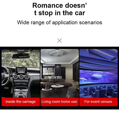 Starry Sky Galaxy Projector, LED Night Light | USB Dreamy Room & Car Light