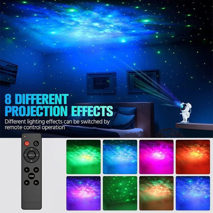 Galaxy Star Astronaut Projector LED Night Light – A Magical Starry Sky Gift for Space and Star Lovers