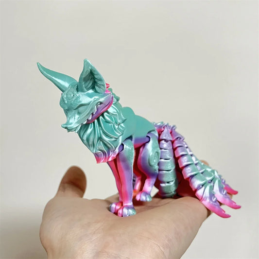 3D Printed Fine-tailed Fox Figurine: A Remarkable and Eye-Catching Collectible Toy - Bilankas.world