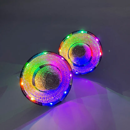 Illuminate the Party: Colorful LED Light-Up Headband - The Ultimate Fun Gift for Nightclubs, Raves, and Bachelor Parties