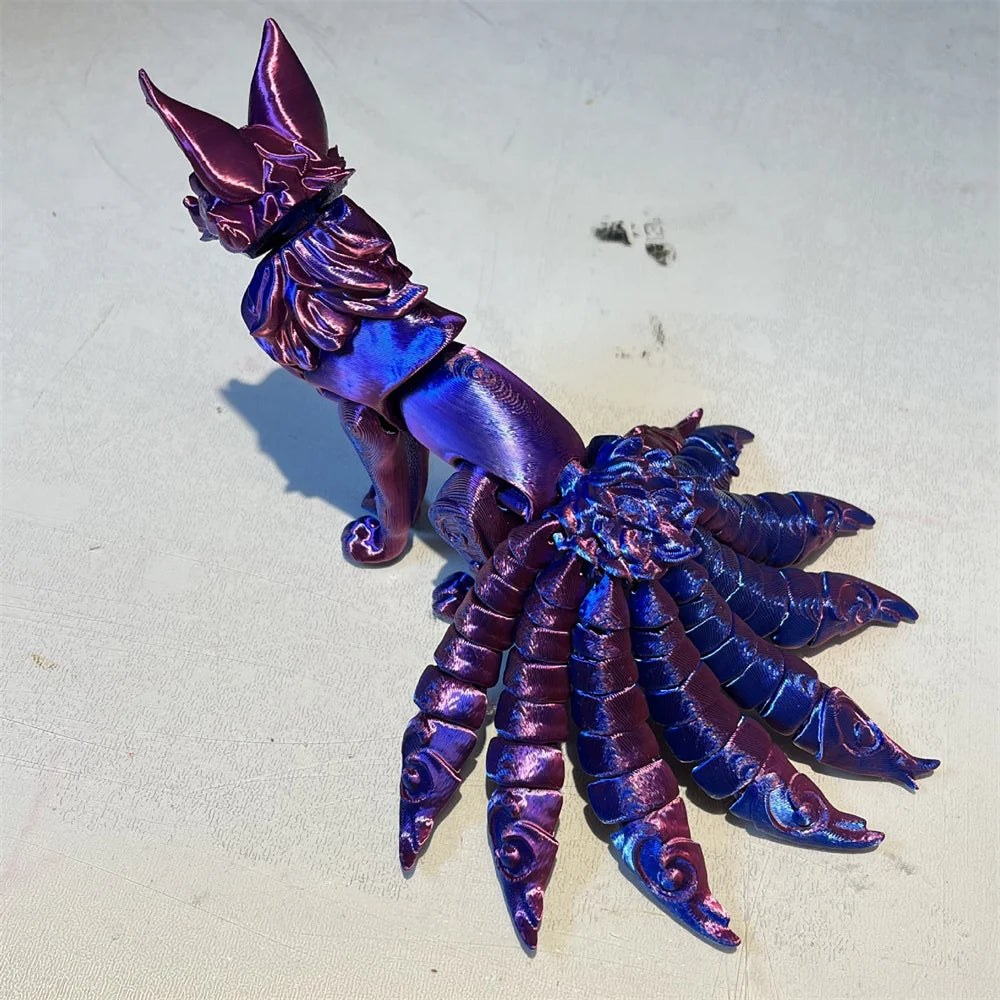 3D Printed Fine-tailed Fox Figurine: A Remarkable and Eye-Catching Collectible Toy - Bilankas.world