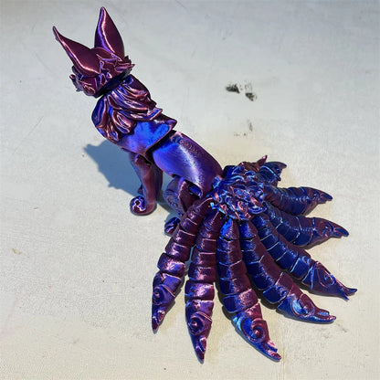 3D Printed Fine-tailed Fox Figurine: A Remarkable and Eye-Catching Collectible Toy - Bilankas.world