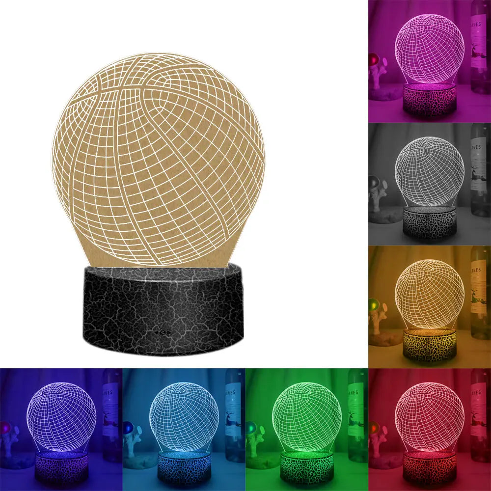 Lava Black 3D LED Night Light Neon Sign Lamp - Christmas Decorations, Bedroom & Wedding Gifts, Birthday Decor