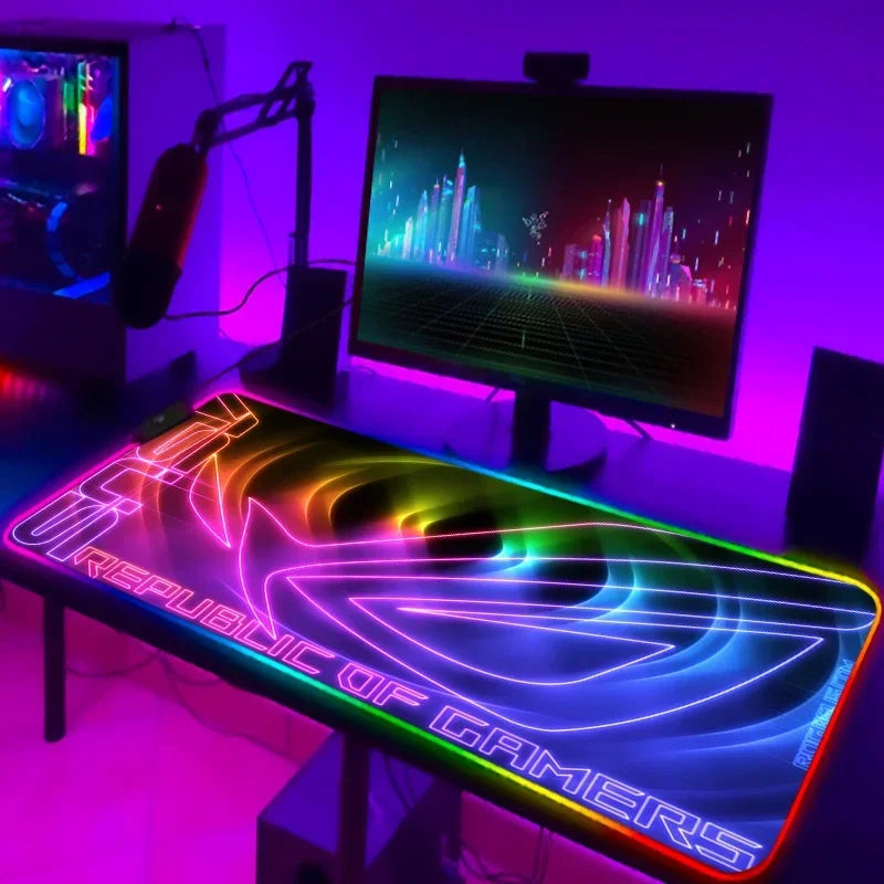 ROG Cool RGB Mouse Pad – XXL Gaming & Office Desk Mat