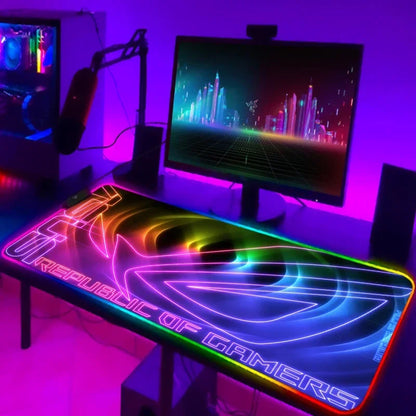 ROG Cool RGB Mouse Pad – XXL Gaming & Office Desk Mat
