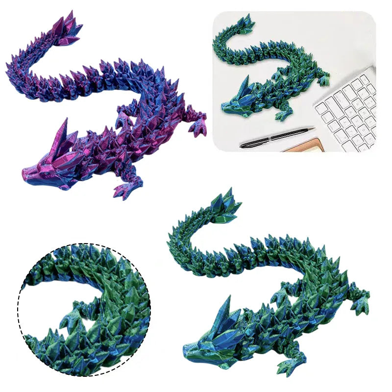 3D Printed Loong Dragon Figurine: An Innovative and Engaging Collectible Toy - Bilankas.world