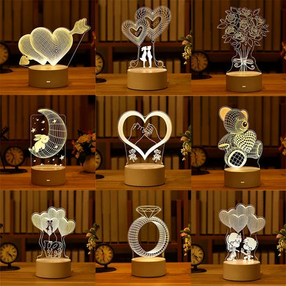 Unique LED Night Light – Versatile Styles like Note Board and More - Perfect Gift for Kids & Loved Ones - Bilankas.world
