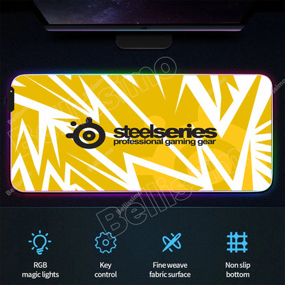 RGB Backlight Gaming Mouse Pad – XXL Luminous Desk Mat