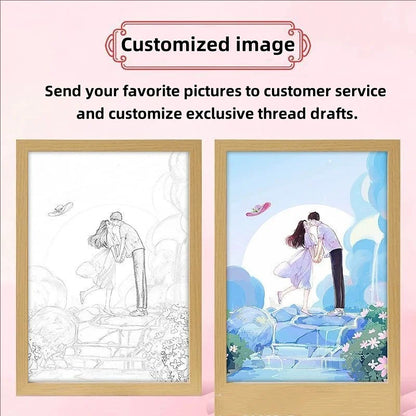 LED Light Frame, 4D Luminous Wall Art | Faith-Inspired Decor for Home and Bedroom